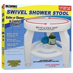 Ideaworks JB5596 Swivel Shower Stool
