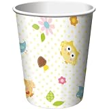 Creative Converting Happi Tree Sweet Baby Hot or Cold Beverage Cups, 8 Count