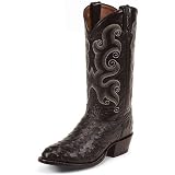 Mens Tony Lama 13 Quill Ostrich Pull On Western Boots by Tony Lama