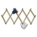 Fox Run Expanding Beechwood Coffee Mug Wall Rack