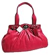 Coach Dark Berry Pink Leather Garnet Satchel Handbag 13914