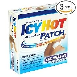 Icy Hot Extra Strength Medicated Patch, Small, 5-Count Boxes (Pack of 3)