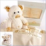 Pig in a Blanket Two-Piece Gift Set in Adorable Vintage-Inspired Gift Box