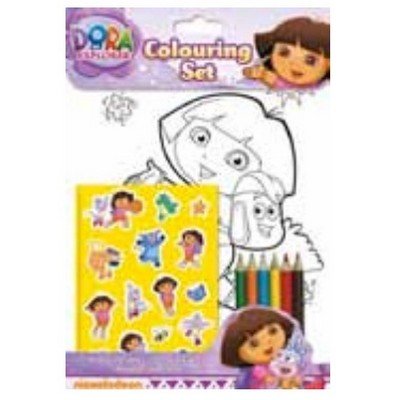 Dora Colouring Set