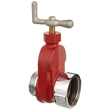 Dixon HGV250 Brass Single Hydrant Gate Valve, 2-1/2" NST female x NPSH male