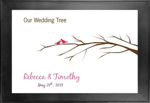 Thumbprint Guest Book Wedding Tree # 6 24x36 for 150-200+ guests