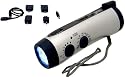 Kaito KA404R Emergency Dynamo 5-LED Flashlight with AM/FM radio & Siren