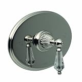 Santec 1131LC20-TM Orobrass Monarch Single Handle Pressure Balance Shower Valve Trim with Swarovski