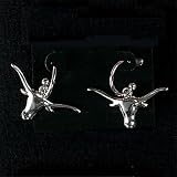 Texas Longhorns Hoop Logo Earring NCAA College Athletics