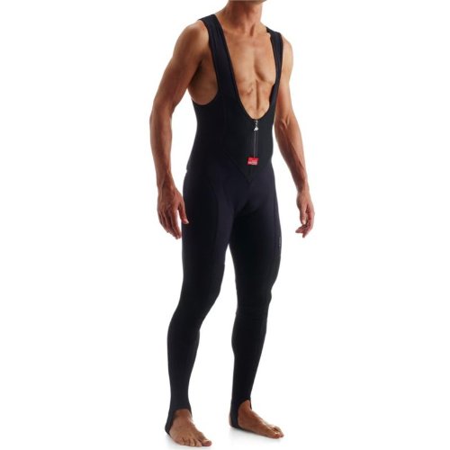 Assos Winter airProtect Black Bib Tight with Mille S2 Padding (Large)