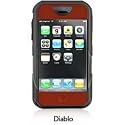 Diablo Silicone Skin - Brown/Crimson Red Accent