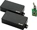 EMG Zakk Wylde Humbucking Active Pickup Set, Black