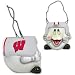 Wisconsin Badgers 6.5" Halloween Ghost Bucket - NCAA College Athletics Wisconsin Badgers 6.5" Halloween Ghost Bucket - NCAA College Athletics