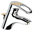 GROHE Chiara Single-Handle Centerset Lavatory Faucet, Chrome with Gold Accent #33001IG0