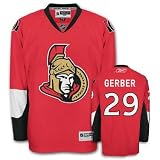 GERBER #29 Ottawa Senators RBK Premier NHL Hockey Jersey by Reebok (NHLPA Certified Custom Sewn Authentic Twill)