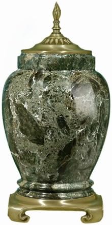 Large Green Marble Adult Athenian Cremation Urn
