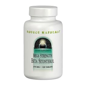 Source Naturals - Beta Sitosterol Mega Strength, 375 mg, 120 tablets