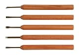 Dockyard 380-1000 Dockyard Carving Gouges, 5 Piece Set