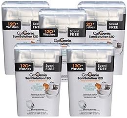 CatGenie 120 SaniSolution Smart Cartridge, Scent Free (5-Pack)