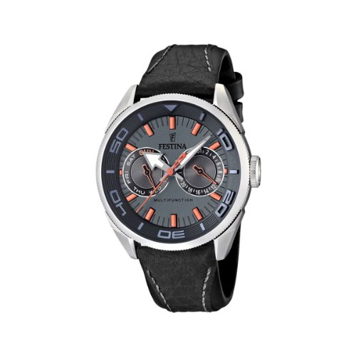 Festina Herren-Armbanduhr XL Sport Multifunktion Chronograph Leder F16572/7 Preisvergleich