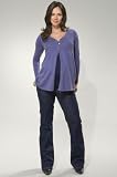 Crave Maternity Dusky Purple Empire Line Cardigan, Size M