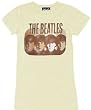 Junk Food The Beatles Image Beige Eggshell Juniors T-shirt Tee