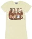 Junk Food The Beatles Image Beige Eggshell Juniors T-shirt Tee
