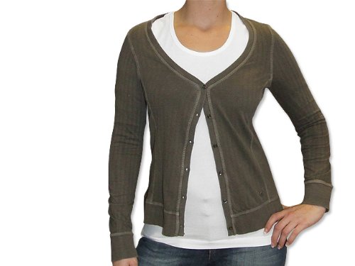 GIN TONIC Shirtjacke in Oliv – Strickjacke – grün Reviews