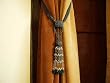 Pair Green Beaded decorative Tassel / Tieback /holdback