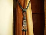 Pair Green Beaded decorative Tassel / Tieback /holdback