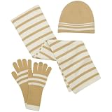 Xhilaration® Striped 3 Piece Set - Tan/White