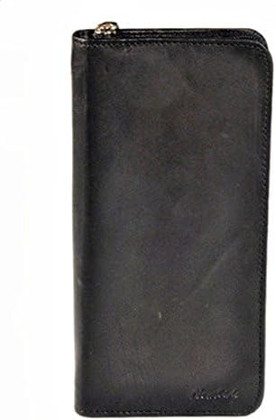 Newhide Leather Secured Black Passport Holder