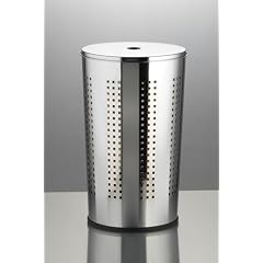 Axentia 282780 W�schebox mit Deckel verchromt mit Kunststoffboden