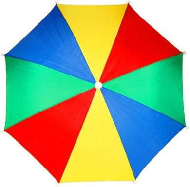 Orierchant 2014 Hot sale Funny Multi Colour Hat Brolly Golf Fishing Hunting Head Cap Novelty Umbrella