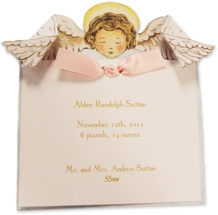 Angel Die-cut Card, Pack of 10