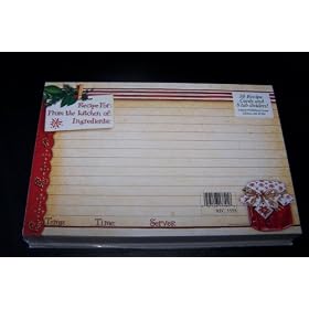Legacy Gooseberry Patch Christmas Jam Recipe Cards