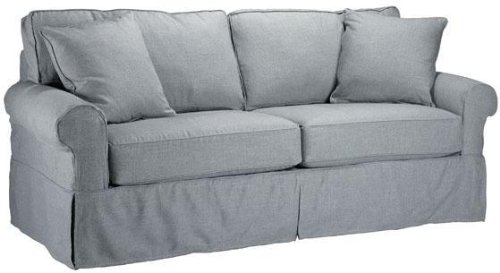 41gJN1lgWjL Nantucket Slipcover 2 cushion Sofa, SLIPCOVER SOFA, LINEN BLUE GREY
