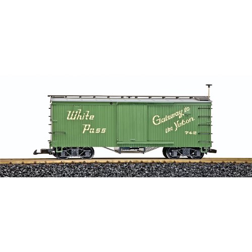 LGB G Scale Boxcar - White Pass And Yukon #742