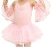 POPATU - Spaghetti Strap Dance Dress with Shoulder Covers and Butterfly Hem