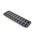 Paderno World Cuisine 20 Imprint 15.5 by 5.5 Inch Nonstick Madeleine Sheet