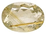 AVG 5.00CT 14X10MM OVAL RUTILATED QUARTZ