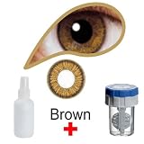 MesmerEyez Naturalz Brown Coloured Disposable Contact Lenses Lens 1 Month Very High Quality