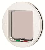 Cat Mate Glass Fitting Cat Flap White
