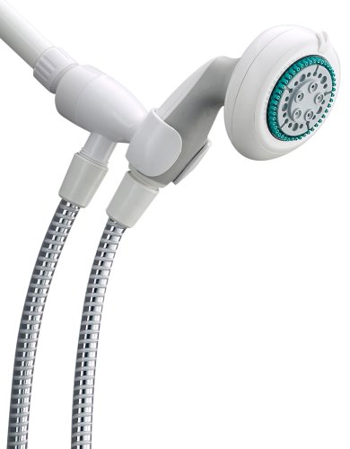 Delta 75505WH Five-Spray and Massage Palm Shower, White