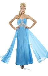 Sexy Beaded Lace Applique Crystal  Crystals Chiffon/Taffeta/Tulle Prom Dress  With Rhinestones