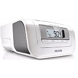 Philips AJ3916/12 Radio-r�veil Double alarme CD Tuner analogique Entr�e ligne Blancpar Philips