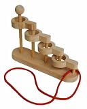 立体知恵の輪　（4段長）木のおもちゃ脳トレパズル 頭脳活性 　Wooden toys puzzle　の画像
