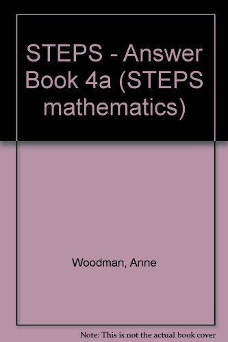 steps 4a answer book steps mathematics