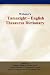 Books : Websters Tamazight - English Thesaurus Dictionary