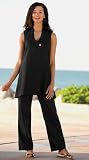 Shoreline Linen Sleeveless Pants Set